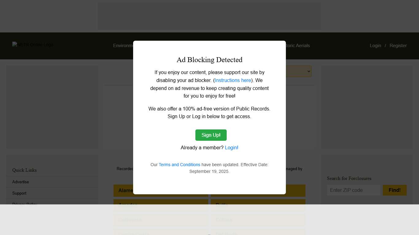 California Public Records Online Directory